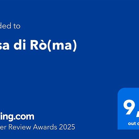 Apartamento Casa Di Ro Roma Exterior foto